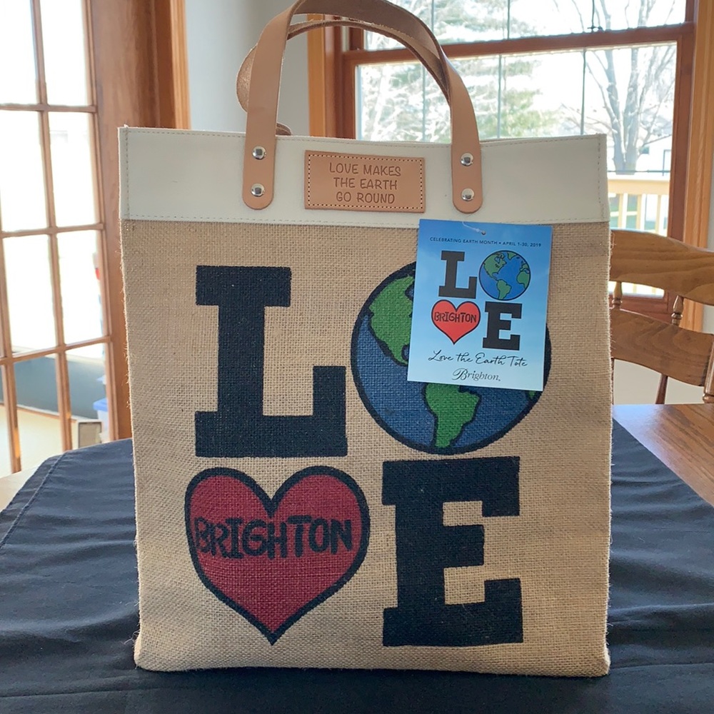 Brighton Canvas Bag LOVE NWT